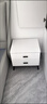 全實(shí)木烤漆巖板床頭柜輕奢現代簡(jiǎn)約極簡(jiǎn)臥室高端床邊柜烤漆工藝柜 雙層象牙白+烤漆桌面+橡木定制款 50x40x47cm x 整裝(需自行安裝四個(gè)腳) 曬單實(shí)拍圖