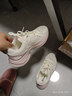 特步女子跑步鞋運動(dòng)鞋冬季新款網(wǎng)面透氣輕便減震休閑跑鞋粉色 曬單實(shí)拍圖