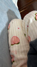 浪莎女士睡衣女秋冬珊瑚絨家居服可外穿法蘭絨暖暖長(cháng)袖睡褲保暖套裝杏 曬單實(shí)拍圖