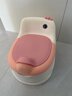 愛(ài)貝迪拉兒童馬桶寶寶坐便器嬰兒仿真馬桶如廁訓練 PP坐墊 粉（含清潔刷子） 小恐龍款 曬單實(shí)拍圖