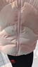 361°兒童羽絨服25冬季女童中大童四防科技輕盈保暖羽絨外套 粉130 曬單實(shí)拍圖