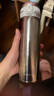 特美刻（TOMIC）純鈦保溫杯 內外純鈦 彈蓋 男女便攜水杯 500ml 節日禮物 月光銀 曬單實(shí)拍圖