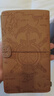 遞樂(lè ) A6復古羊巴海盜版手賬本綁帶皮質(zhì)牛皮紙記事本旅行日記本筆記本活頁(yè)本可拆卸72張70911-A6棕色 曬單實(shí)拍圖