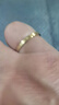 不掉色鈦鋼滿(mǎn)圈愛(ài)心戒指女ins小眾設計輕奢時(shí)尚情侶素圈金色指環(huán) 滿(mǎn)圈愛(ài)心鈦鋼戒指 美號7號 曬單實(shí)拍圖