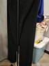浪莎黑色直筒西裝褲夏季冰絲垂感高腰闊腿褲女寬松顯瘦休閑西褲女 曬單實(shí)拍圖