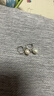 老銀匠s925銀淡水珍珠耳圈女小耳扣送女朋友養耳洞七夕節禮物珍珠銀耳圈 曬單實(shí)拍圖