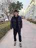 JASONWOOD【堅持我的】高端品牌男士羽絨服冬季新款中年保暖印花防寒服男裝 高檔黑色【現貨速達】 冬季 2XL 建議【160-180斤】 曬單實(shí)拍圖