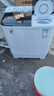 小鴨洗衣機半自動(dòng)雙桶雙缸家用大容量小型租房宿舍波輪脫水甩干兩用雙杠省電老式強動(dòng)力易操作以舊換新 13.5公斤【洗8.5+脫5｜強勁電機終身聯(lián)?！?曬單實(shí)拍圖