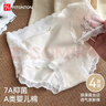 FitonTon4條裝內褲女全純棉抗菌襠A類(lèi)嬰兒棉蕾絲純欲風(fēng)少女性感中腰三角褲 曬單實(shí)拍圖