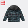 超級安踏兒童運動(dòng)羽絨服男童秋冬連帽三防保暖短款夾克外套大童352546921U 基礎黑-2 130 曬單實(shí)拍圖