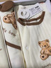 封茗 新生兒衣服禮盒嬰兒0-3個(gè)月見(jiàn)面禮初生套盒純棉滿(mǎn)月寶寶禮物秋冬 抱抱小熊四季【3套衣服】19件套 66cm 3-6個(gè)月 曬單實(shí)拍圖