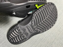 CROCS卡駱馳洞洞鞋貝雅男鞋女鞋輕便耐磨一腳蹬拖鞋休閑鞋|10126 黑色-001 43 (270mm) 曬單實(shí)拍圖