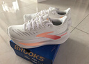 布魯克斯（BROOKS）Glycerin Max2超級甘油2代女款緩震旗艦跑鞋 白色/ 紅桃色/桃色 38 曬單實(shí)拍圖