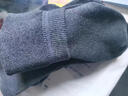 莫代爾純棉襪子男士46加肥加大特大號45冬加厚加絨48保暖44大碼中筒男襪 藏青色 3雙 均碼 （特大碼_適合44-51碼） 曬單實(shí)拍圖