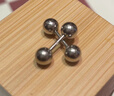 DAISY DREAM醫用手術(shù)鋼養耳洞耳釘女防過(guò)敏耳骨釘耳蝸釘百搭耳環(huán)鈦鋼耳飾品 【3mm】鋼色鈦鋼耳釘1對 曬單實(shí)拍圖