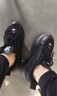 阿迪達斯 （adidas）三葉草 女子 OZGAIA W 休閑鞋 JQ4110 黑色 37 曬單實(shí)拍圖