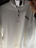 大嘴猴（paul frank）衛衣男士秋季美式休閑長(cháng)袖t恤男裝百搭POLO衫外套男 白色 XL 曬單實(shí)拍圖