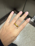 佐卡伊黃金戒指足金999古法素圈戒指情侶對戒婚戒三金送女友新年禮物 曬單實(shí)拍圖
