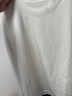 拇指白小T熱力加厚加絨設計款長(cháng)袖T恤秋冬保暖百搭打底衫 皓白 2XL 曬單實(shí)拍圖