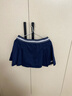 YONEX尤尼克斯羽毛球短裙女款輕量快干百褶運動(dòng)裙220105BCR 藏青 O 曬單實(shí)拍圖