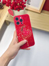 美十美分（MSMF）適用蘋(píng)果手機殼新款諸事順利馬年本命年新年高級感玻璃女款全包防摔保護套 【玻璃中國紅】諸事順利-BL5091Y 華為/榮耀/小米/紅米/OPPO/VIVO聯(lián)系客服 曬單實(shí)拍圖