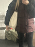 爾山集大容量帆布包包女2026秋冬時(shí)尚休閑單肩手提包學(xué)生上課通勤托特包 大容量米白色帆布包 曬單實(shí)拍圖