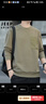 JEEP SPIRIT吉普衛衣男春季韓版男士衛衣寬松圓領(lǐng)長(cháng)袖T恤男裝 軍綠 XL 曬單實(shí)拍圖