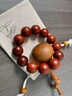 樂(lè )喵（LEMIAO）木質(zhì)佛珠紅檀手串紅木紫檀文玩男女順紋小孔手鏈飾品念珠檀木七夕 圓滿(mǎn)款-約20MM 12顆 B07-201 曬單實(shí)拍圖