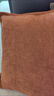 【特惠】沙發(fā)靠墊靠背墊腰墊靠枕雪尼爾抱枕套含芯酒店樣板間民宿 焦糖色-平紋雪尼爾 40cm*40cm 枕套 曬單實(shí)拍圖
