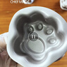 學(xué)廚蛋糕模具黃油年糕小面包模缽仔糕貓爪模具空氣炸鍋專(zhuān)用烘焙模具 貓爪型蛋糕模六件套 曬單實(shí)拍圖