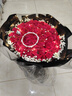 送花葉99朵玫瑰花束生日鮮花同城速遞全國北京上海廣州成都花店配送女友 【熱賣(mài)新款】99朵紅玫瑰+璀璨皇冠夜燈 曬單實(shí)拍圖
