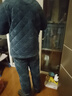 芬騰睡衣男秋冬新款加厚三層夾棉保暖包邊翻領(lǐng)可外穿家居服 曬單實(shí)拍圖