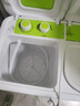 小鴨迷你雙桶洗衣機家用小型雙缸半自動(dòng)嬰兒童洗脫兩用 3.5公斤綠加厚款【藍光功能+加厚材質(zhì)+洗脫兩用】 曬單實(shí)拍圖