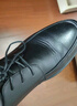 海瀾之家HLA皮鞋男士經(jīng)典正裝商務(wù)正裝休閑鞋男 T011 黑色增高 41  曬單實(shí)拍圖
