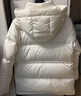 Scofield女裝簡(jiǎn)約連帽羽絨服2025冬季新品 奶油色（爆款加單） S /160 曬單實(shí)拍圖