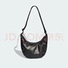 阿迪達斯（adidas）女 訓練系列 ADIDAS GL POUCH 斜挎包 JX4030 黑色 曬單實(shí)拍圖