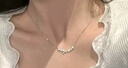 中國黃金（CHINA GOLD）S925銀微笑星星項鏈女款星河輕奢小眾吊墜新年節生日禮物送女友 【今/次日達】星星項鏈 曬單實(shí)拍圖