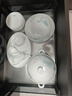 華光陶瓷碗套裝 抗菌骨瓷餐具 釉中彩碗碟套裝家用中式 春江水暖 春江水暖 46頭 【抗菌瓷】禮盒裝 曬單實(shí)拍圖