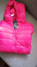 皮爾卡丹（pierre cardin）輕薄羽絨服女短款2023年新款時(shí)尚連帽冬季小個(gè)子中年母親保暖外套 玫紅色 XL 【參考110-120斤】 曬單實(shí)拍圖