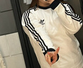 阿迪達斯（adidas）三葉草官方 Adicolor三條紋男女復古穿搭棉修身打底衫長(cháng)袖圓領(lǐng)T恤 IA4879  白色 情侶款 2XL 曬單實(shí)拍圖