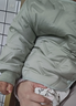 G.duck兒童羽絨棉服內膽中小童寶寶保暖棉衣外套男女童輕薄款內外穿棉襖 淺綠色 100 建議身高90-100cm年齡3-4歲 曬單實(shí)拍圖