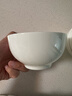京東京造 碗盤(pán)餐具整套 碗具套裝喬遷之喜骨瓷陶瓷家用 飯碗4.5英寸*6 曬單實(shí)拍圖