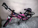 津馳遠兒童自行車(chē)6-10-15歲碟剎中大童山地男女孩學(xué)生單車(chē)一體輪腳踏車(chē) 車(chē)燈款|粉色+單速+雙碟剎+輻條輪 18寸【身高115-140cm】約6-10歲 曬單實(shí)拍圖