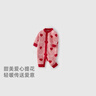 JELLYBABY【小香風(fēng)滿(mǎn)印長(cháng)袖連體衣】25新品女童冬款發(fā)熱毛織爬服親膚嬰童 曬單實(shí)拍圖