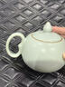 青澹墨雅 天青汝窯 茶具茶壺冰裂釉功夫泡茶壺景德鎮手工陶瓷禮盒裝 玉珠壺 255ml 曬單實(shí)拍圖
