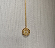 周六?？棄?mèng)網(wǎng)黃金項鏈女足金吊墜生日禮物計價(jià)A0612710 約3.88g 40+5cm 曬單實(shí)拍圖