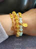 雙萍巴西水晶金發(fā)晶手鏈女金鈦晶手串男黃發(fā)晶黃水晶石轉運珠情侶禮物 臻選金鈦晶手鏈10mm[隨機發(fā)貨](méi) 曬單實(shí)拍圖