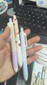 晨光（M&G）文具按動(dòng)素紋控系列黑色0.5mmCS針尖錐速干中性筆套裝經(jīng)典復刻學(xué)生可愛(ài)考試筆 紫色系AGPJ97X5A-B 曬單實(shí)拍圖