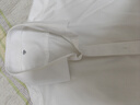 杉杉（FIRS）【DP免燙】短袖襯衫男士藍色夏季商務(wù)休閑純棉襯衣 純白色 41 曬單實(shí)拍圖