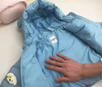 巴拉巴拉balaOne寶寶羽絨服冬裝男童女童保暖連帽外套萌 藍色狗狗80216-白鴨絨 120 充絨量75g 曬單實(shí)拍圖